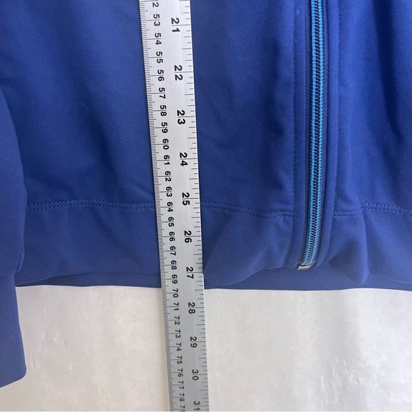 Merrell opti wick UPF 30+ zip up jacket mens large blue 172 - Picture 2 of 5